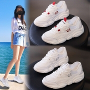 真皮女鞋2023春夏新款平底单鞋女百搭休闲小白鞋透气运动鞋子女潮